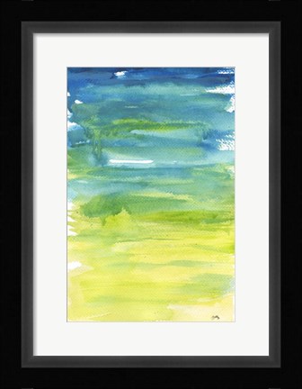 Framed Watercolor Paper II Print