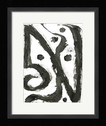 Framed Tribal Oceana I Print
