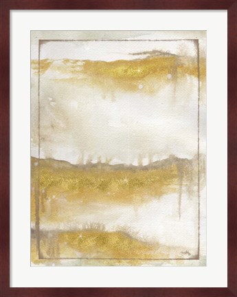 Framed Fog Abstract I Print