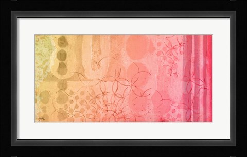 Framed Sing and Play Pattern II Print