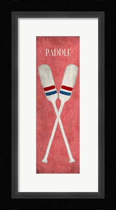 Framed Oars &amp; Anchors II Print