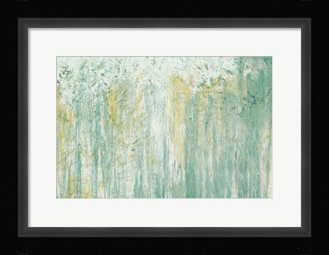 Framed Teal Ambient Surround Print