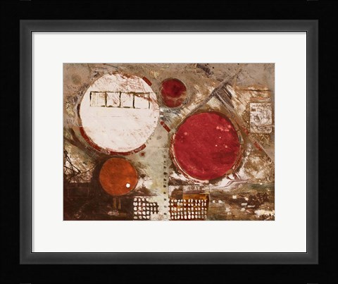 Framed Red Jester Print