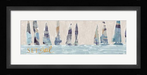 Framed Sailing Inspiration I Print