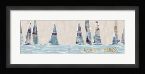 Framed Sailing Inspiration II Print