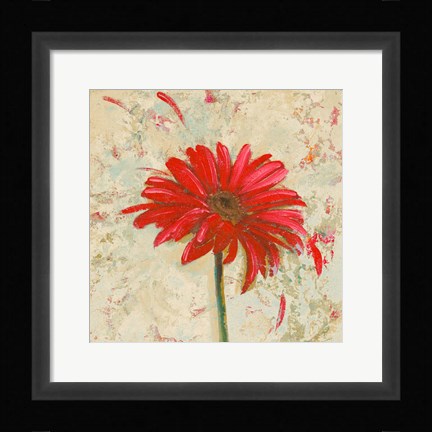Framed Tiny Flower Square I Print