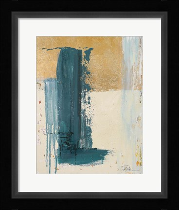 Framed Blue Stain Print