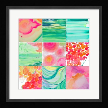 Framed Colour Study Patch Print