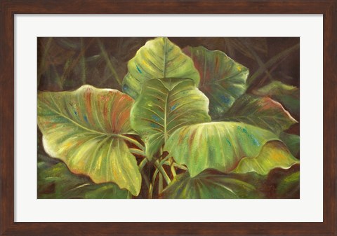 Framed Tropical Green Print
