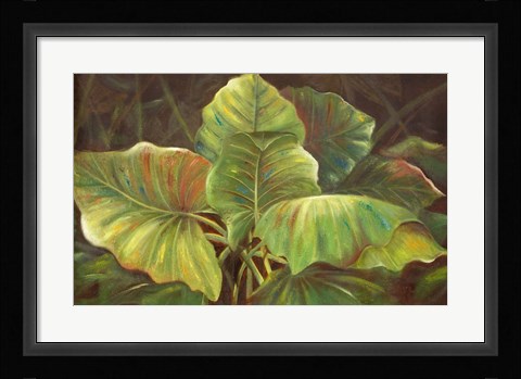 Framed Tropical Green Print