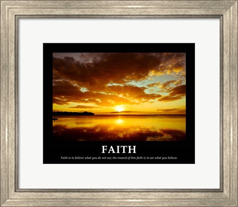 Framed Faith Print
