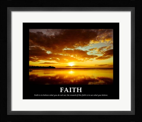 Framed Faith Print