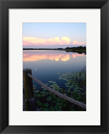Framed Lake Saunders II Print