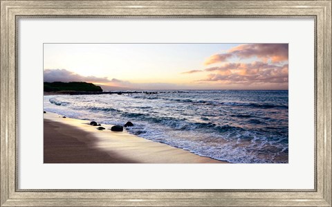 Framed Sunset Beach Print