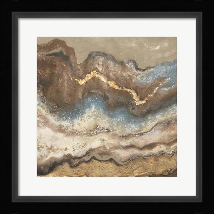 Framed Neutral Tierra Square Print