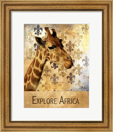 Framed Explore Africa Print