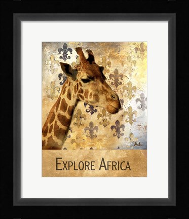 Framed Explore Africa Print
