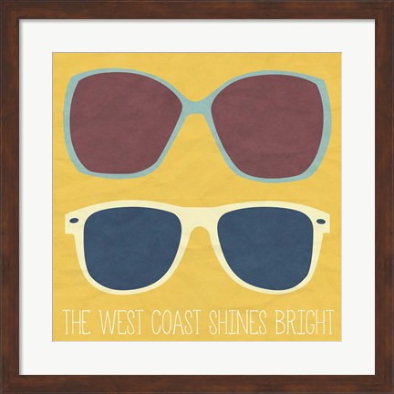 Framed West Coast II Print