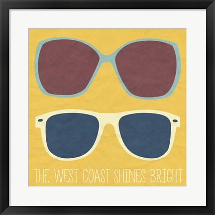Framed West Coast II Print