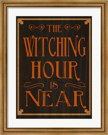 Framed Witching Hour Print