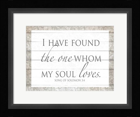 Framed Song of Solomon Print