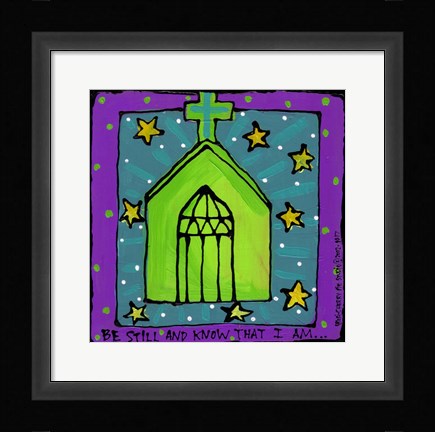 Framed Church Print