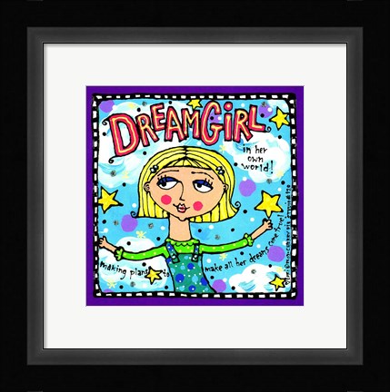 Framed Dream Girl Print