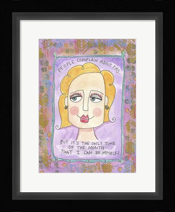 Framed Woman Print
