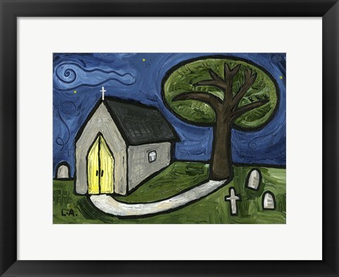 Framed Church Print