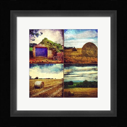 Framed Autumn Farm Print