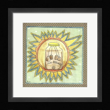 Framed Sun Brewed Print
