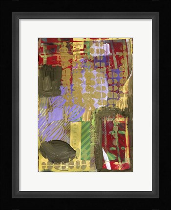 Framed Texture - Olive Print