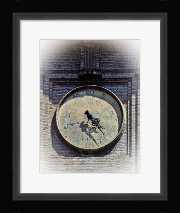 Framed Italy Clock 2 Print