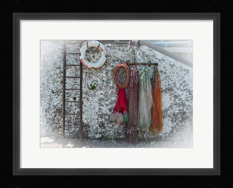 Framed Fishing Nets Print