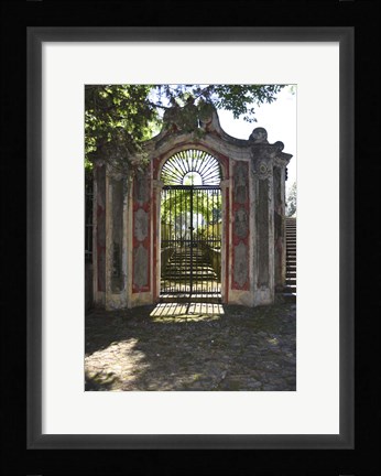 Framed Italian Gate Print