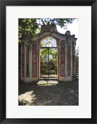 Framed Italian Gate Print