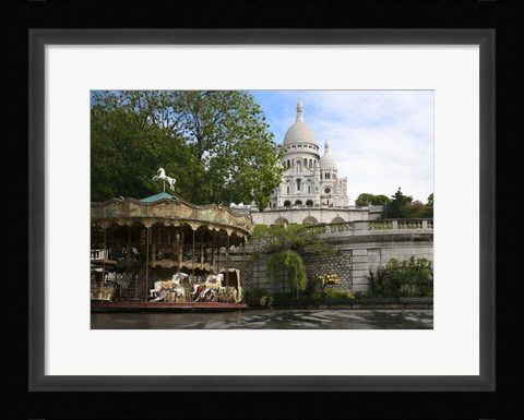 Framed Sacre Coure 2 Print