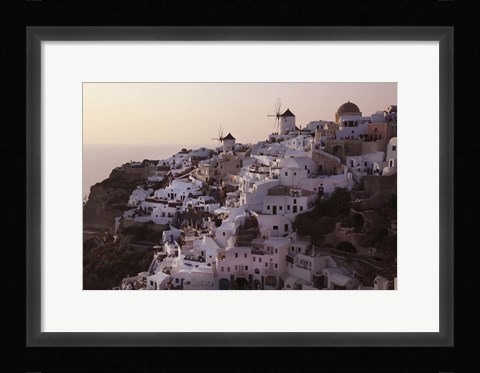Framed Santorini 1 Print