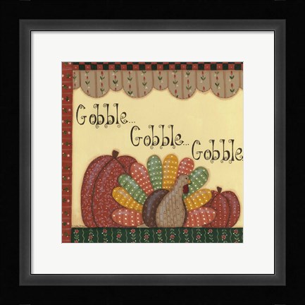 Framed Gobble Gobble Gobble Print