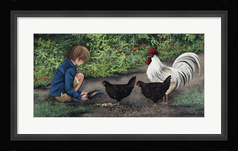 Framed Feeding Ralphie Print
