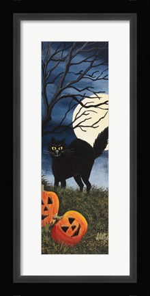Framed Black Cat Print