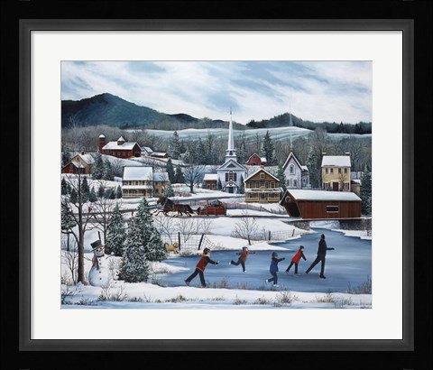 Framed Skating Print