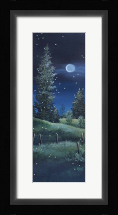 Framed Meadow at Night Print