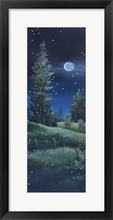 Framed Meadow at Night Print
