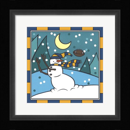 Framed Coalman Football 1 Print