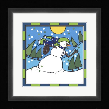 Framed Coalman Football 3 Print