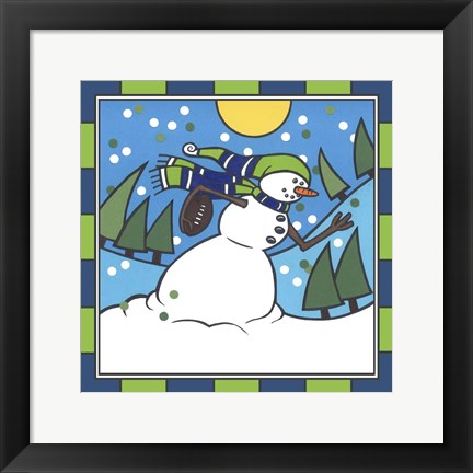 Framed Coalman Football 3 Print