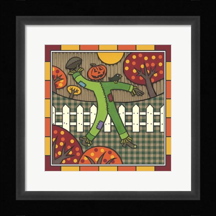 Framed Stitch Football 2 Print