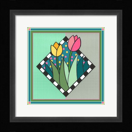 Framed Tulips 2 Print