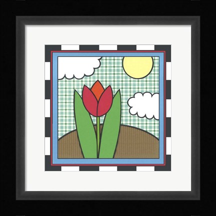 Framed Tulips 5 Print